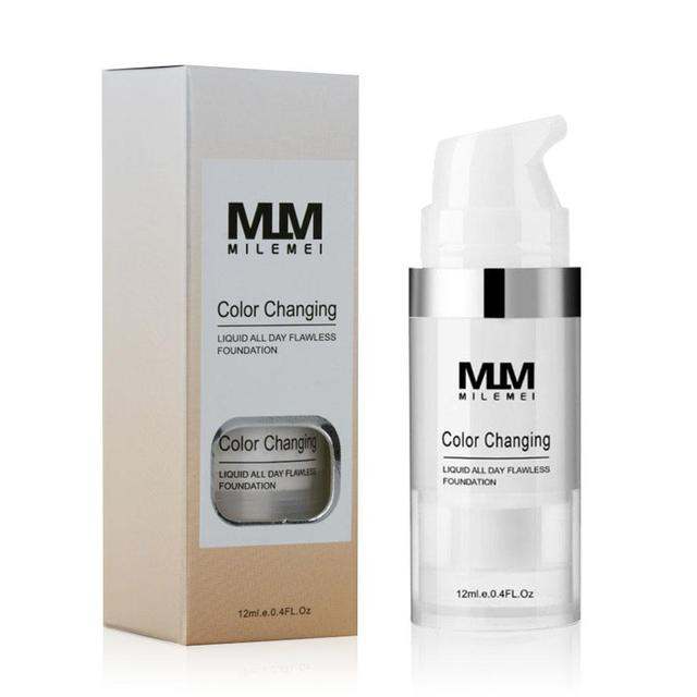 Moisturizing liquid foundation with concealer for smooth, natural coverage