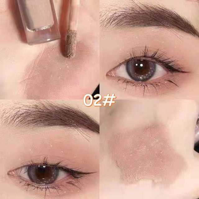 Brown Glitter Eyeshadow Stick | Shimmer Contour Cream Makeup