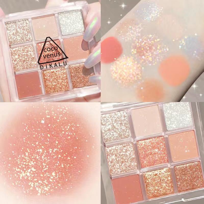 DIKALU Sunset Spectrum Eyeshadow Kit for Glam Makeup