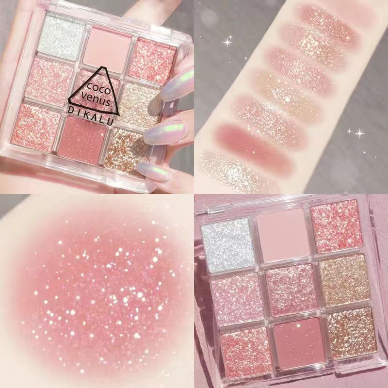 DIKALU Sunset Spectrum Eyeshadow Kit for Glam Makeup