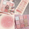 DIKALU Sunset Spectrum Eyeshadow Kit for Glam Makeup