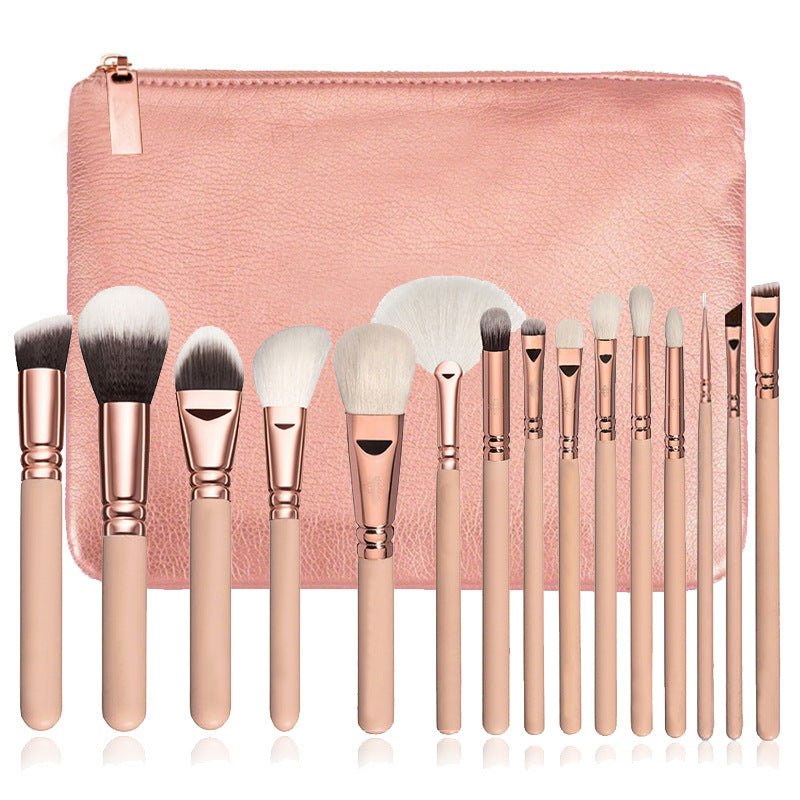 Rose Gold Makeup Brush set Rose Gold Makeup Brush Set | 15 Piece Pink