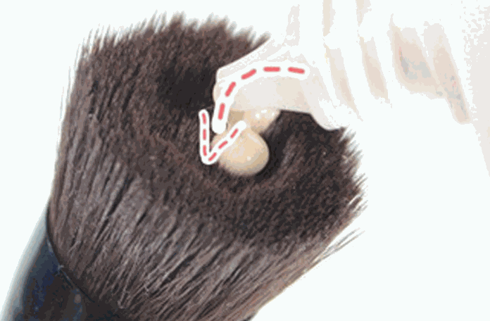 Contour Foundation Brush | Ash Wood Makeup Brush