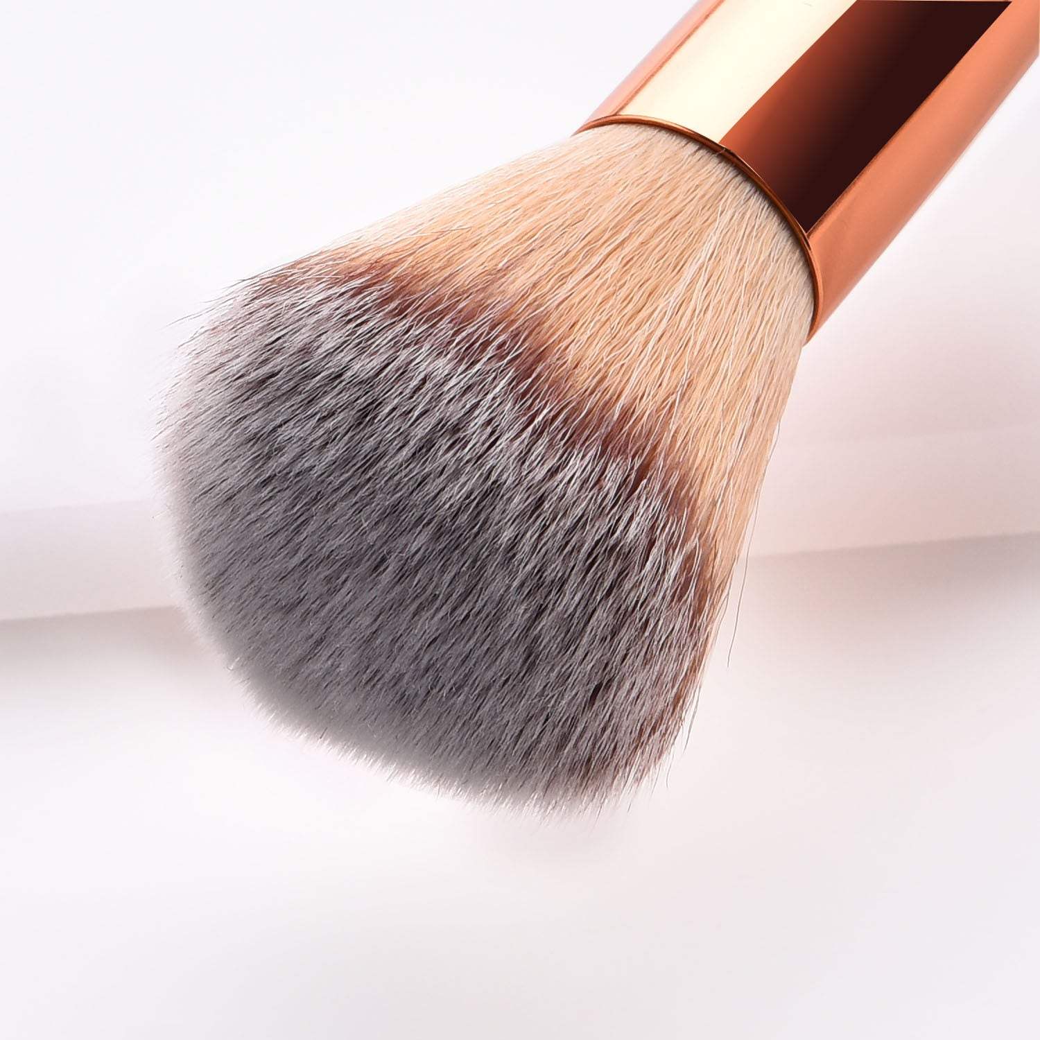 Dual-Head Makeup Brush - Platinum Powder Brush