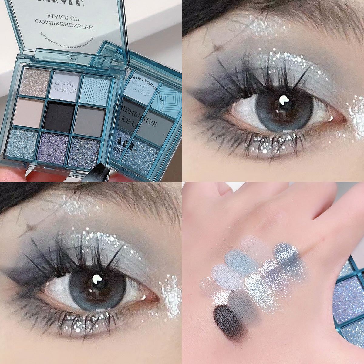 DIKALU Sunset Spectrum Eyeshadow Kit for Glam Makeup
