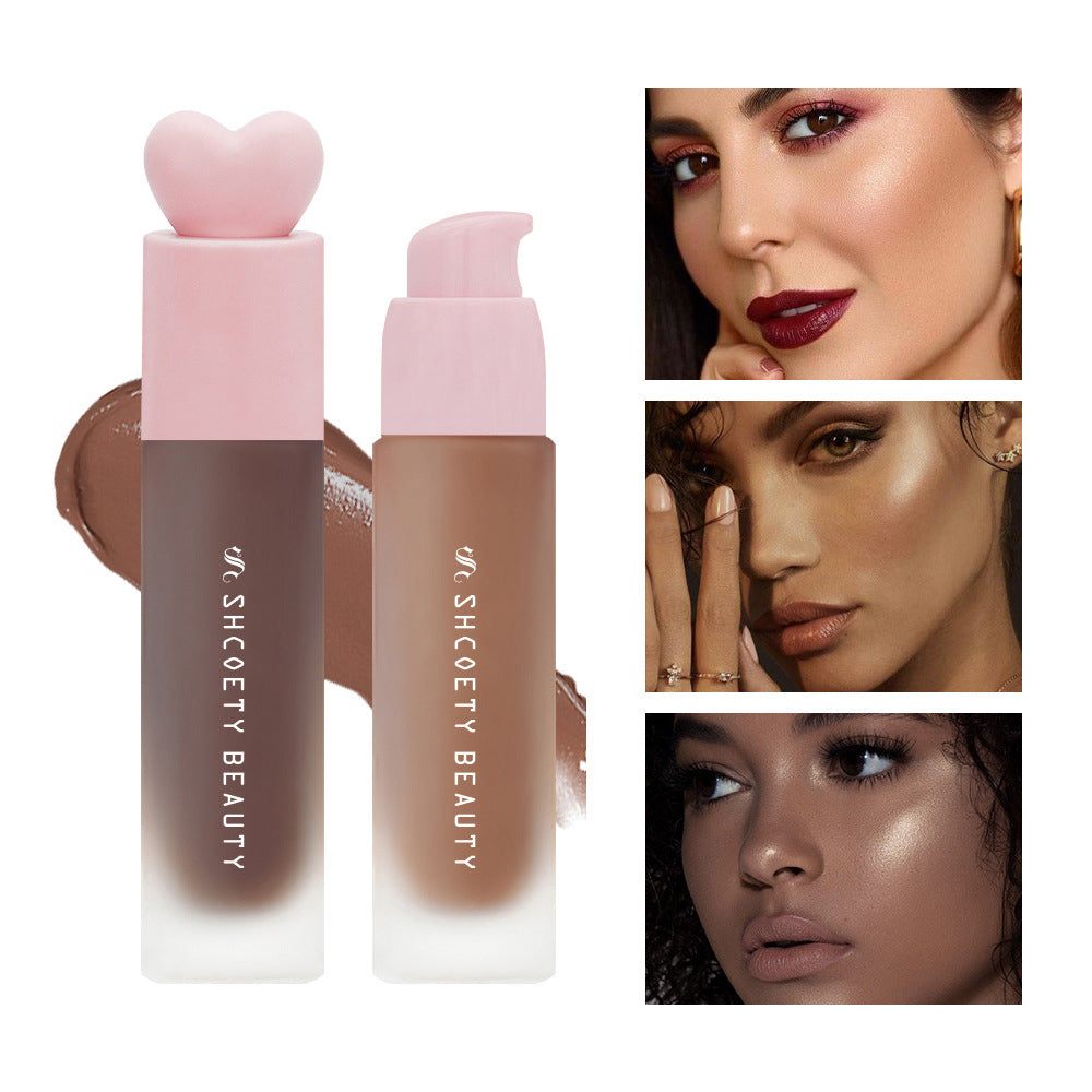 1pc SHCOETY Liquid Foundation Oil Control Makeup Cream