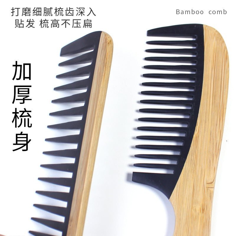 Bamboo Hair Comb for Women - Anti-Static Wooden