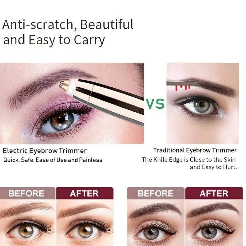 Rechargeable Painless Eyebrow Hair Remover 