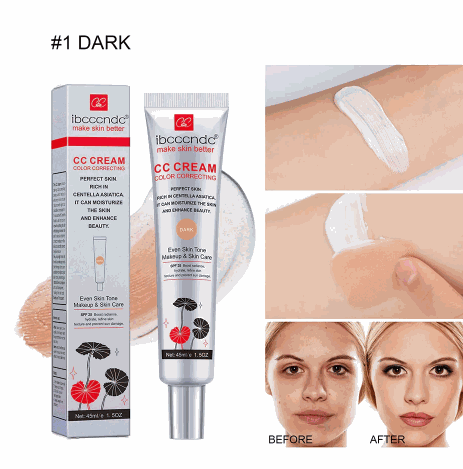 Centella Asiatica Hydrating CC Cream with advanced skin rejuvenation device for smoother, firmer skin and youthful glow