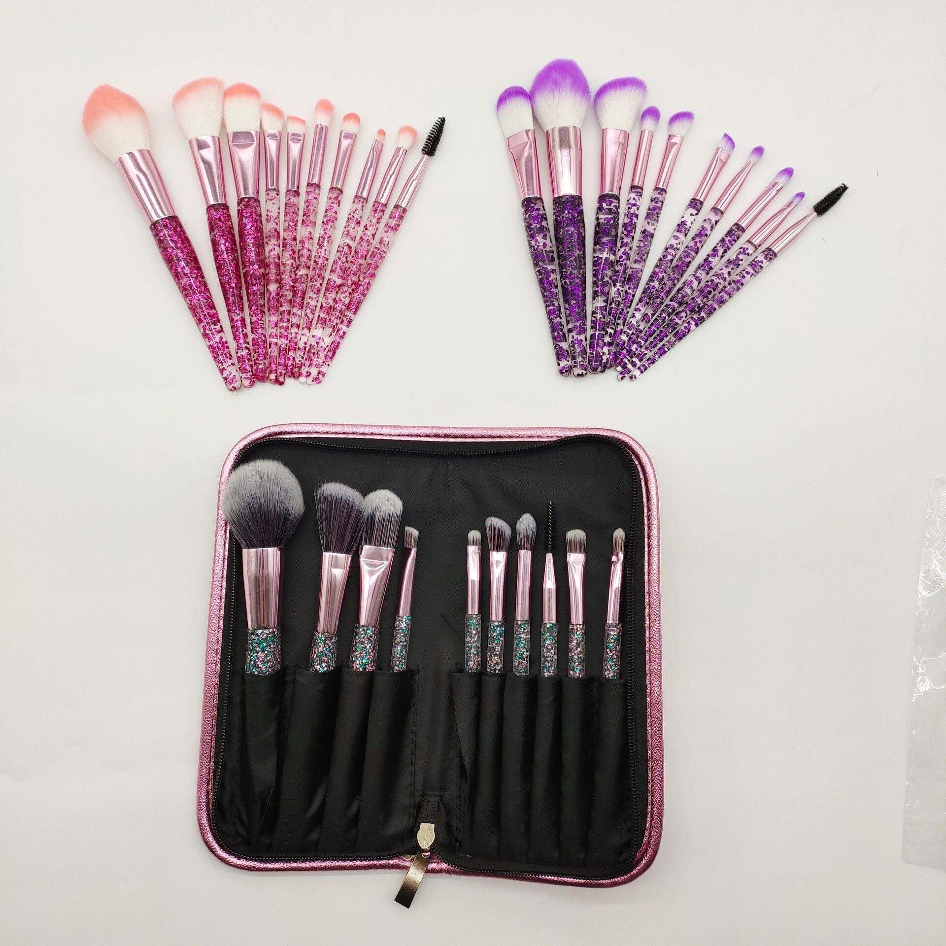 10 Piece Makeup Brush Set