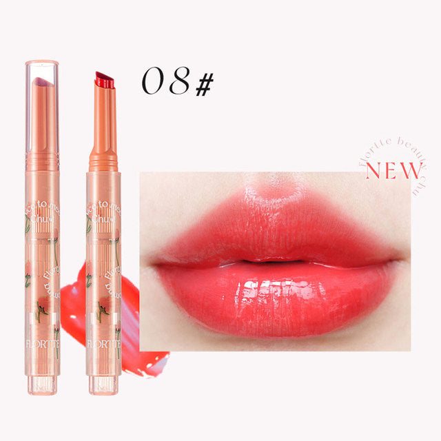Shop FLORTTE First Kiss Love Stick Lipstick Pen with Mirror. Portable long lasting matte lip color with smooth texture for everyday makeup looks.