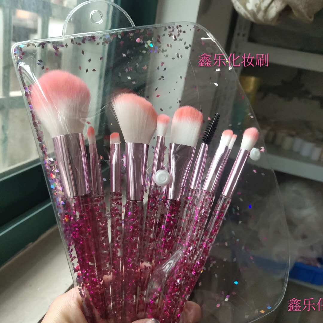 10 Piece Makeup Brush Set