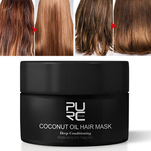 Anti-shedding smooth hair mask packaging with beauty rejuvenation device for frizz control