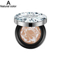 Moisturizing cushion foundation compact with lightweight BB and CC cream makeup for natural glow and hydration