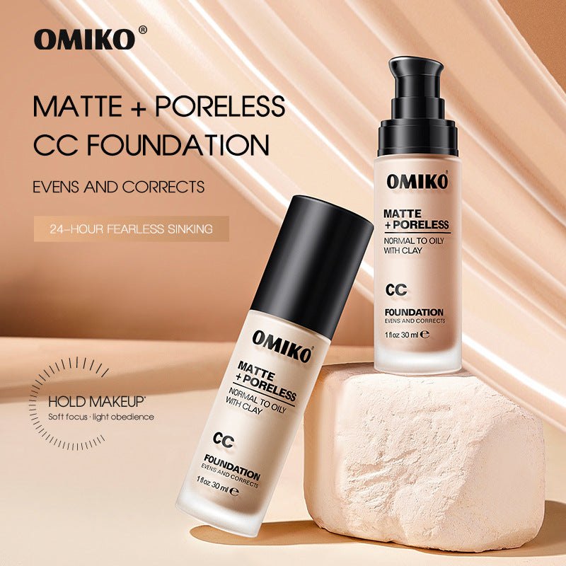 matte cc foundation poreless finish