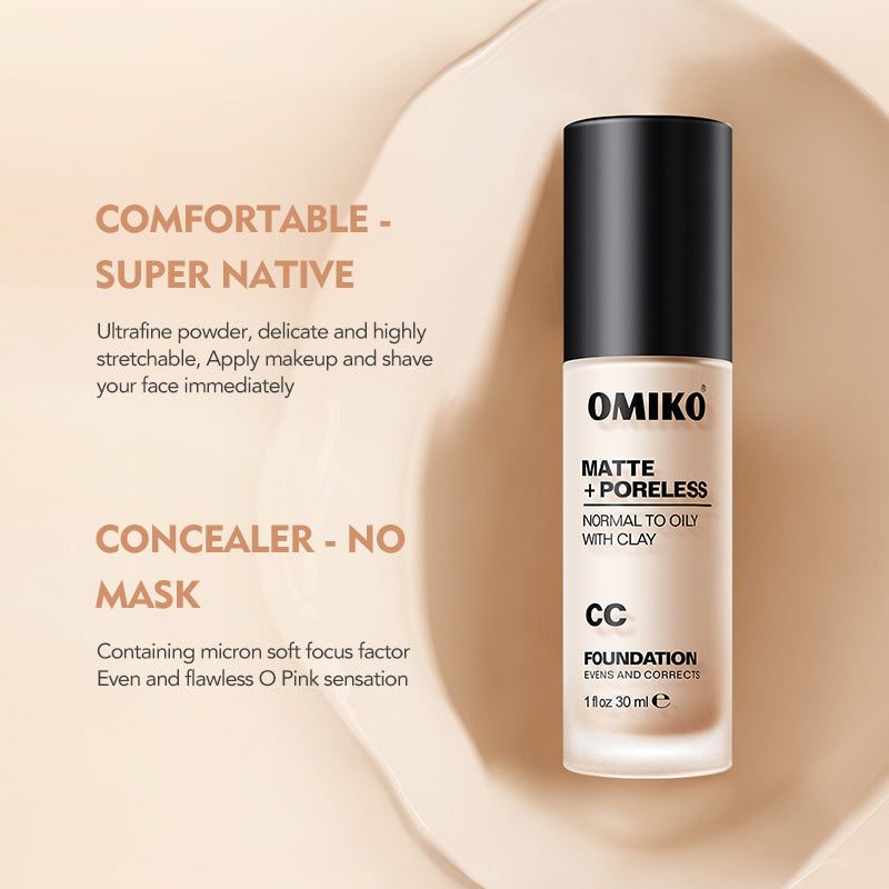 matte cc foundation poreless finish