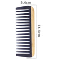 Bamboo hair comb for women anti-static wooden skincare beauty tool
