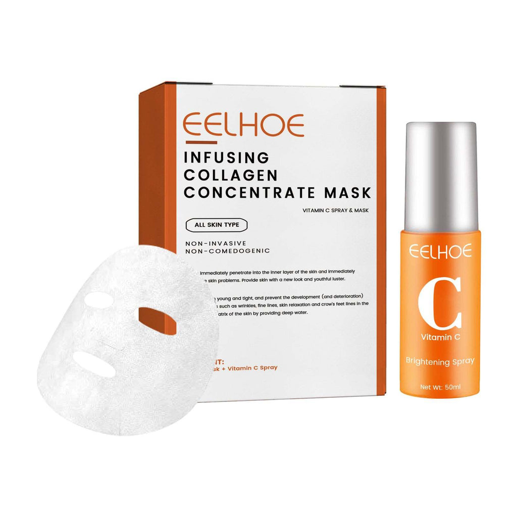 EELHOE Collagen Anti-Aging Facial Spray Mask bottle with label and spray nozzle