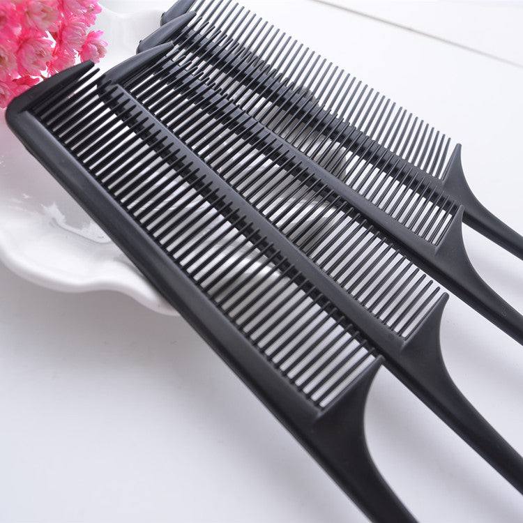 NuraGlow Rat Tail Comb for Hair Styling – Plastic Sectioning & Parting Comb