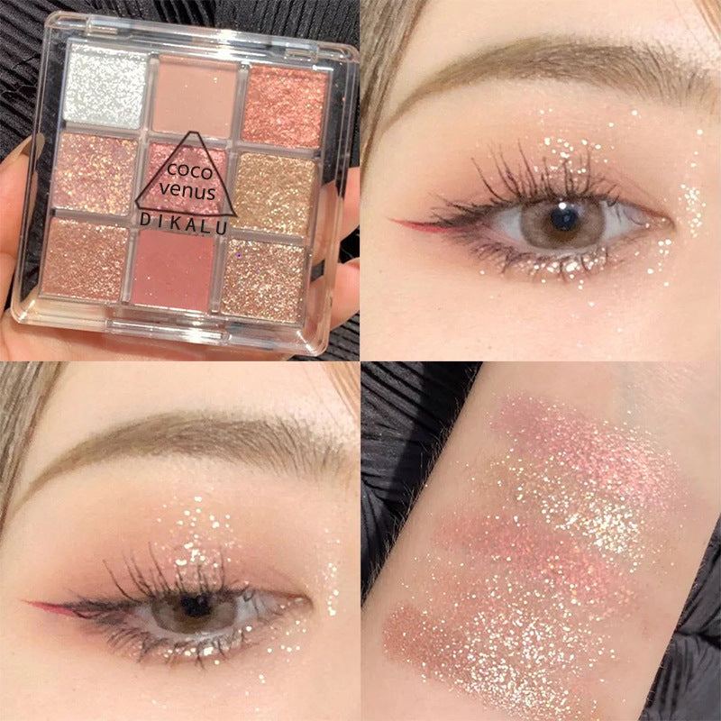 DIKALU Sunset Spectrum Eyeshadow Kit for Glam Makeup