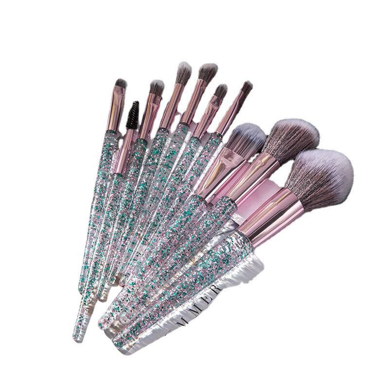 10 Piece Makeup Brush Set