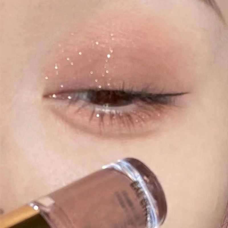 Brown Glitter Eyeshadow Stick | Shimmer Contour Cream Makeup