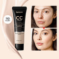 Quiyum CC Cream 30ml color box with skin rejuvenation beauty device for smoother, firmer skin