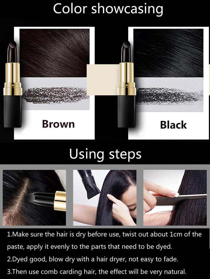Hair Dye Color Stick | Temporary Hair Touch Up 3.8g
