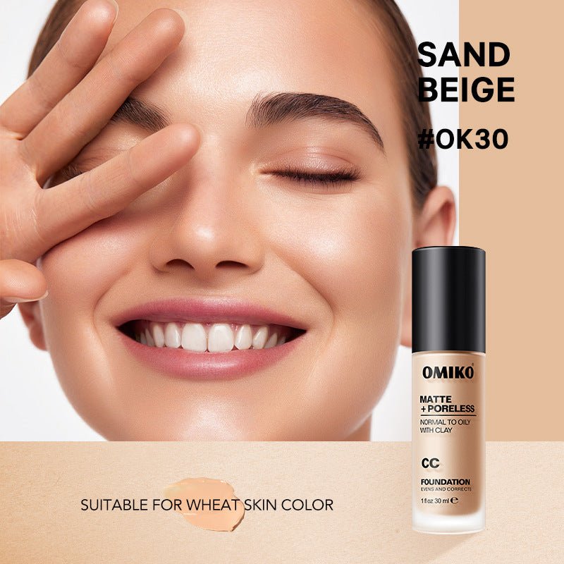 matte cc foundation poreless finish