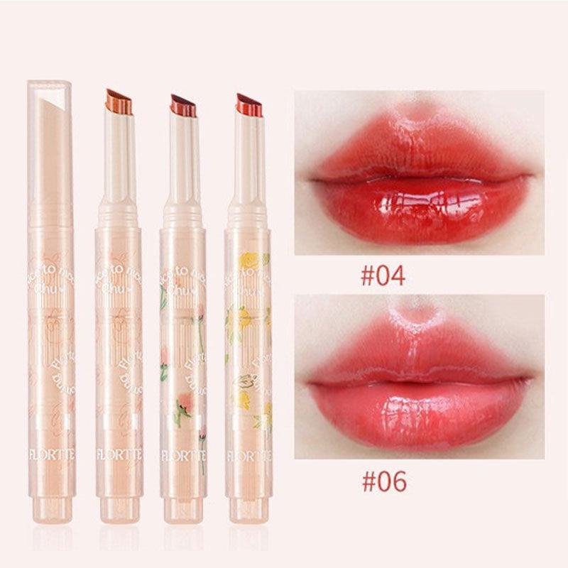 Shop FLORTTE First Kiss Love Stick Lipstick Pen with Mirror. Portable long lasting matte lip color with smooth texture for everyday makeup looks.