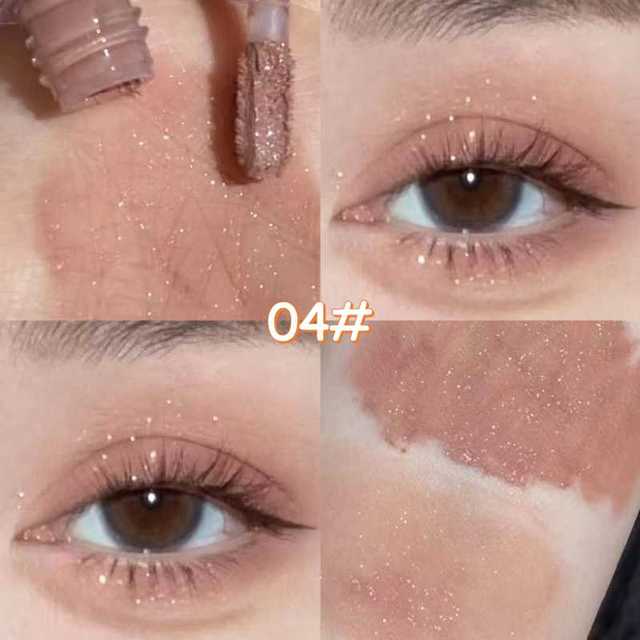 Brown Glitter Eyeshadow Stick | Shimmer Contour Cream Makeup