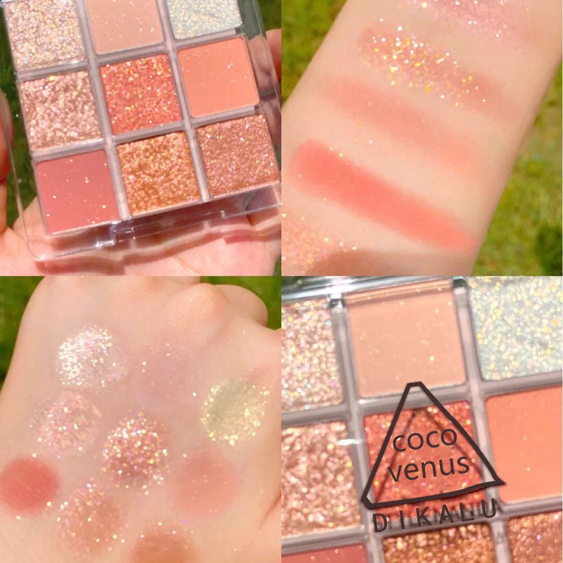 DIKALU Sunset Spectrum Eyeshadow Kit for Glam Makeup